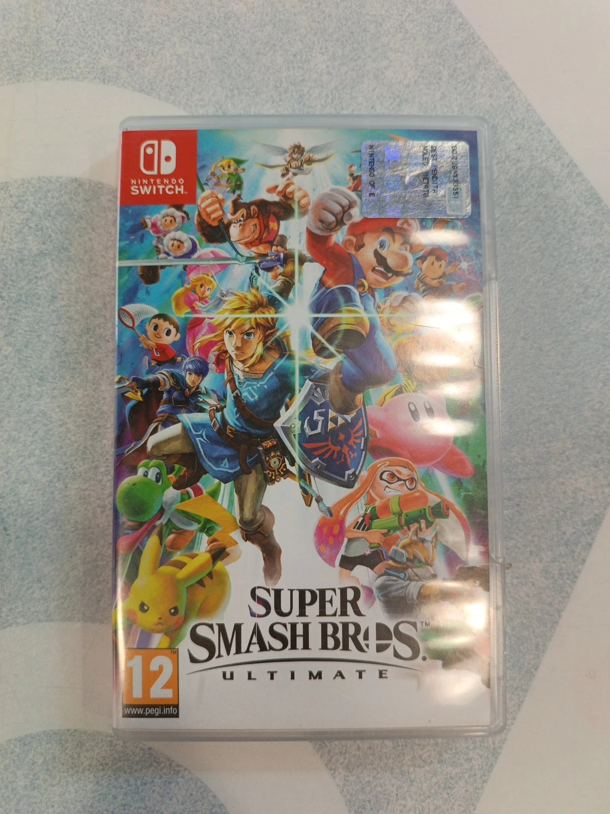 Super Smash Bros Ultimate Switch Nintendo Triangolo Blu